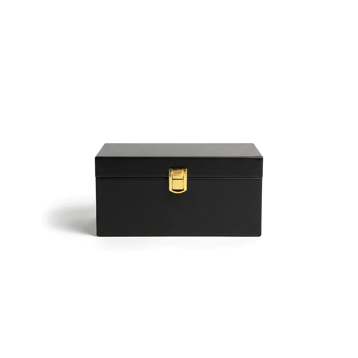 autods-user-store-55018 black Faraday box with a gold latch for blocking car key fob signals